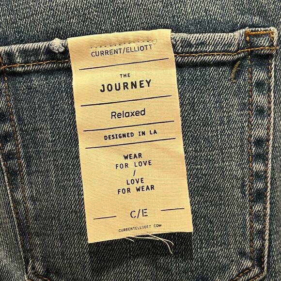 NEW Current/Elliott The Journey Relaxed Jeans Size 26 - Picture 10 of 10